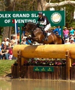 GBR's William Fox-Pitt and Bay My Hero (ISH) in action at Kentucky