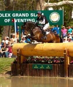 GBR's William Fox-Pitt and Bay My Hero (ISH) in action at Kentucky