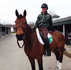Tim Bourke and his Irish Sport Horse Luckaun Quality