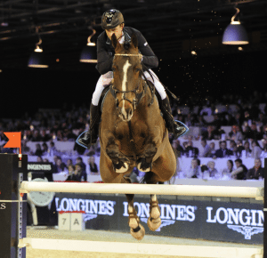 Denis Lynch and Abbervail van het Dingeshof, winners at Rotterdam