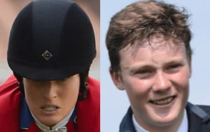 Winners Jessica Springsteen and Ireland's Michael Duffy