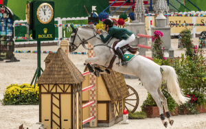 Bertram Allen and Molly Malone in action today at Caen