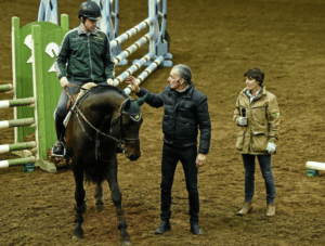 Michel Robert (centre) with Suzanne Macken and Greg Broderick