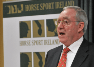 Former Horse Sport Ireland Chairman Joe Walsh, who died last night.