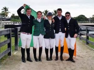 Irish student riders in Wellington