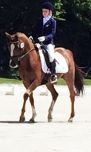 Robyn O Neill and Belsassir competing at Compiegne CDIP