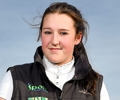 Olivia Roulston, opener for Ireland in Pony Nations' Cup