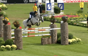 Bertram Allen and Molly Malone competing at Aachen today