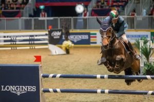 Dermott Lennon and Loughview Lou Lou in action at Toronto last night. Picture: Ben Radvanyi Photography