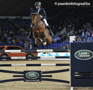 Denis Lynch winning the and Rover Masters at Mechelen tonight