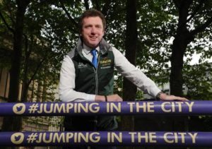 Greg Broderick, Ireland's  Show Jumping athlete for the 2016 Rio Olympics pictured at the launch of the 2016 Underwriting Exchange' Jumping In The City, which takes place at Shelbourne Park, Dublin on August 5th (Photo: Sportsfile)  