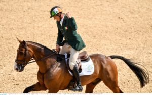 9 August 2016; Jonty Evans of Ireland, on Cooley Rorkes Drift, during the Eventing Team Jumping Final at the Olympic Equestrian Centre, Deodoro, during the 2016 Rio Summer Olympic Games in Rio de Janeiro, Brazil. Photo by Stephen McCarthy/Sportsfile