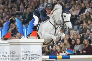 Bertram Allen and Molly Malone on their way to victory in the Stockholm Grand Prix (Photo: Roland Thunholm/SIHS)