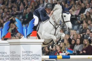 Bertram Allen and Molly Malone on their way to victory in the Stockholm Grand Prix  (Photo: Roland Thunholm/SIHS)