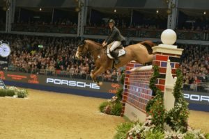 Christopher Megahey riding Seapatrick Cruise Cavalier IRL joint winner puissance