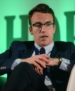 9 March 2017; Diarmuid Byrne, Managing Director of EquiRatings, speaking during the Horse Sport Ireland International Marketing Symposium at The Hodson Bay Hotel in Athlone. Photo by Eóin Noonan/Sportsfile *** NO REPRODUCTION FEE ***