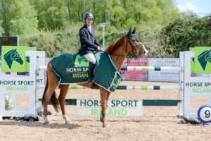 Michael Pender and HHS Calgary after winning in the HSI Studbook Series at The Meadows