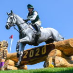 1 August 2021; Austin O'Connor of Ireland riding Colorado Blue during the eventing cross country team and individual session at the Sea Forest Cross-Country Course during the 2020 Tokyo Summer Olympic Games in Tokyo, Japan. Photo by Stephen McCarthy/Sportsfile