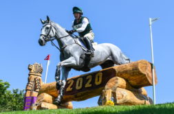 1 August 2021; Austin O'Connor of Ireland riding Colorado Blue during the eventing cross country team and individual session at the Sea Forest Cross-Country Course during the 2020 Tokyo Summer Olympic Games in Tokyo, Japan. Photo by Stephen McCarthy/Sportsfile