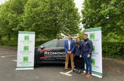 Mark Redmond, Managing Director, Redmond Property Management with Sonja Egan, Interim Head of Breeding, Development and Innovation, Horse Sport Ireland and Ian Gaughran, Marketing and Communications Executive, Horse Sport Ireland