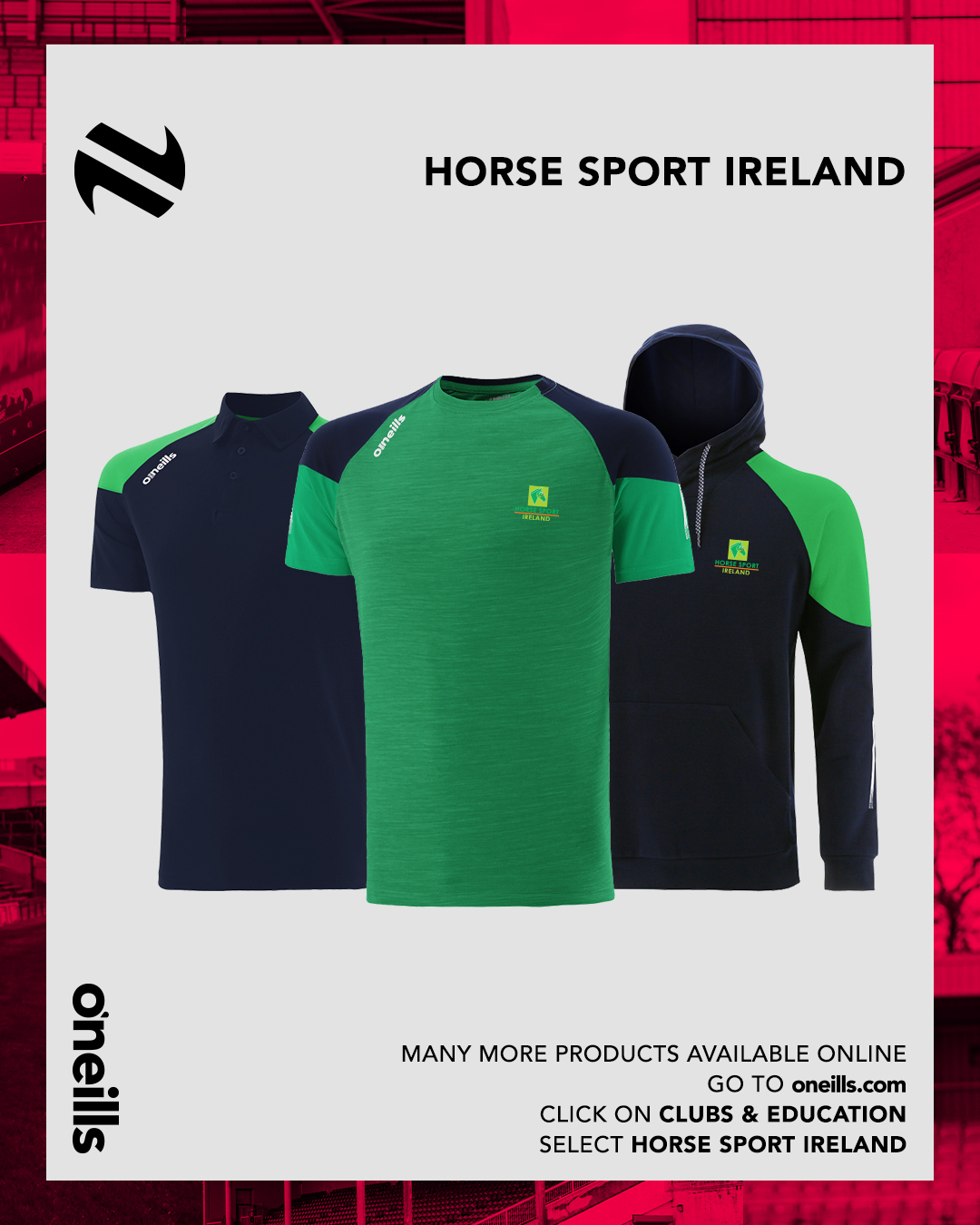 Ireland Hockey Jersey - Black and Green (Select Size: Medium)